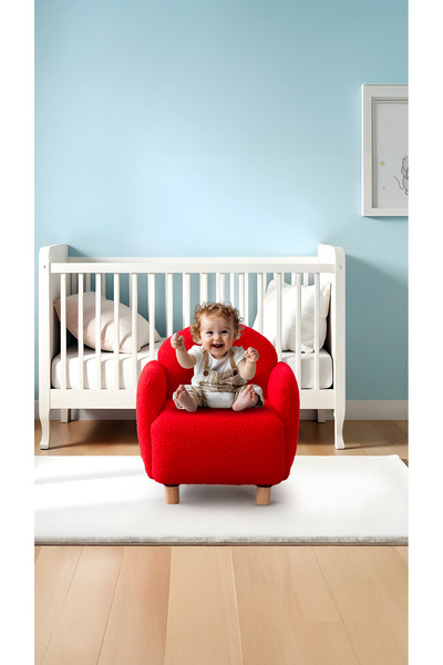 Breda Home Concept Teddy Ahşap Ayaklı Çocuk Bebek Koltuğu Sandalyesi