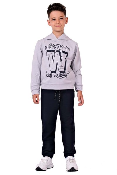 Minikadam Urban W Street 2 νημάτων Παιδική φόρμα Mnk0617 Γκρι