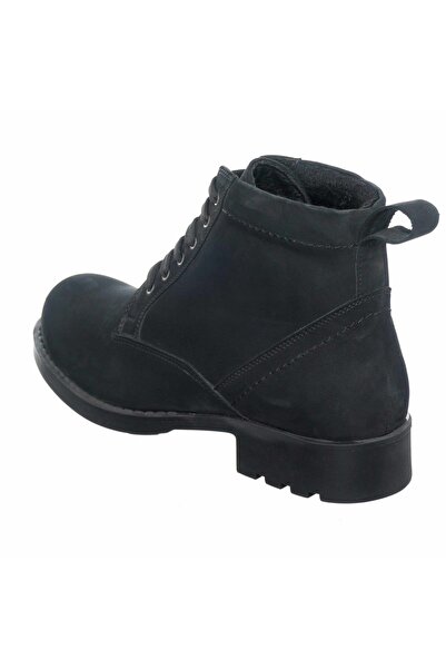 İriadam 41-42-43-44 Numara F632 Siyah Yağlı Dana Nubuk Rahat Geniş Kalıp Süspansiyonlu Taban Üst Kalite Büyü