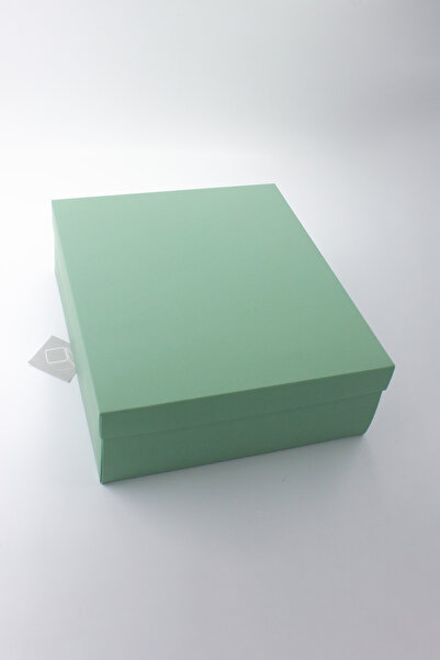 carton box Karton Kutu 1 Adet Yeşil Katlanabilir Hediye Kutusu 25 Cm X 28,5 X 9 Cm