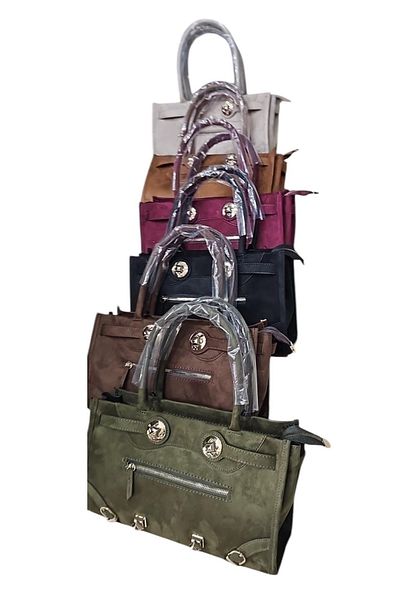 KIRASE Țesătură de catifea pentru femei Accesoriu elegant Detaliat Dimensiune medie Model elegant și de înaltă calitate Geantă de mână și umăr