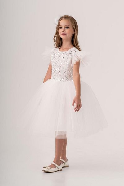 Mnk Baby&Kids Φόρεμα για κορίτσι από τούλι Snow White - Mnk0526