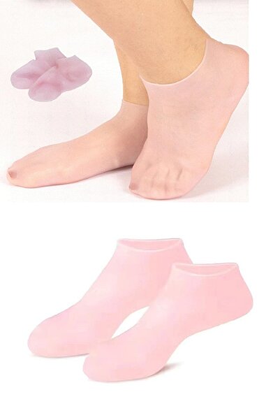 Genel Markalar Silikon Jel Topuk Nemlendirici Çorap Ayak Bakımı Çatlama Koruy...