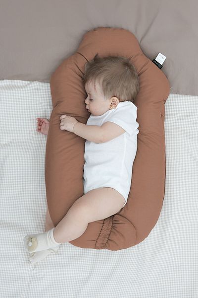 mordesign Moresleep Set of 2 - 1 Baby Pillow, Flat Head Pillow, Cotton Sleeping Pillow