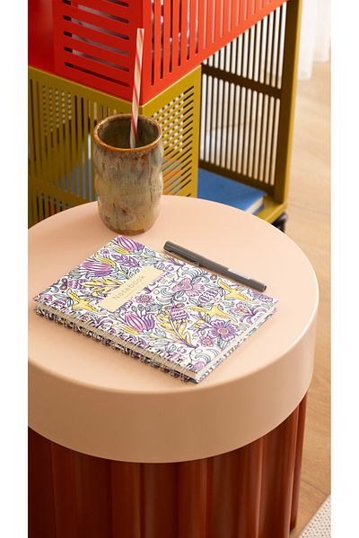 Chi-Chi Papers Checked Notebook - Carmen, Ringed Notebook, Memory Notebook