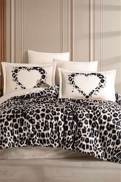 Hobby Aura Cotton Satin - Double Duvet Cover Set, Stone