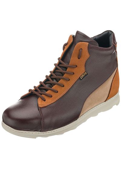 İriadam 45 - 46 - 47 - 48 -49 - 50 Ag8813 Brown Special Series Vip Calf Leather Comfortable Wide Fit Men's Boots