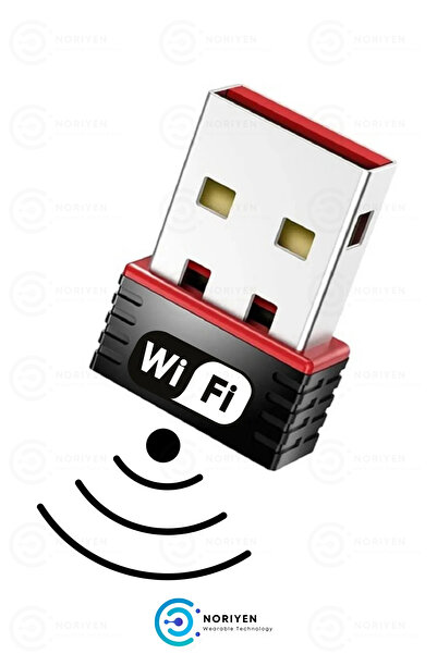 Noriyen Yeni Nesil Tak Çalıştır Usb Wifi Adaptörü Kablosuz İnternet Alıcı Ağ Kartı 300 Mbps 802.11n Anten
