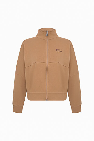 Eazy Co Set de trening premium fără ridicare cu 2 fire - guler vertical, picior evazat, talie elastică și șireturi