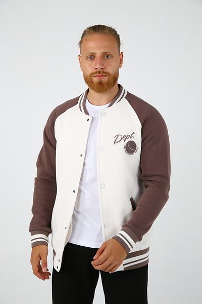 DAKSEL Мъжко колежанско яке BRG Mink Seasonal Regular Fit