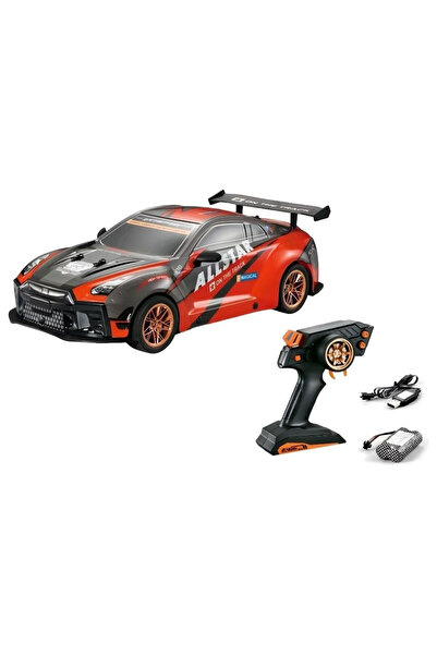 Marsel oyuncak Uzaktan Kumandalı Drift Arabası Şarjlı Işıklı Dev Boy Rc Araba 25 Km/h Hız 1:10 Yarış Arabası 46,5cm