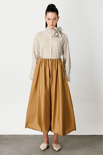 Hooopstore Princess Camel Color Balloon Skirt