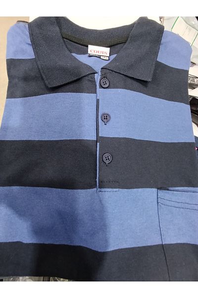 couis Polo Collar with Pockets Short Sleeves