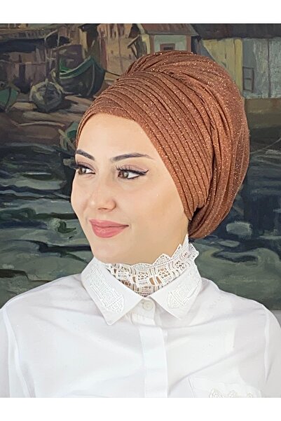 BUTİKAMBAR Trend Model Drapeli Simli Şal