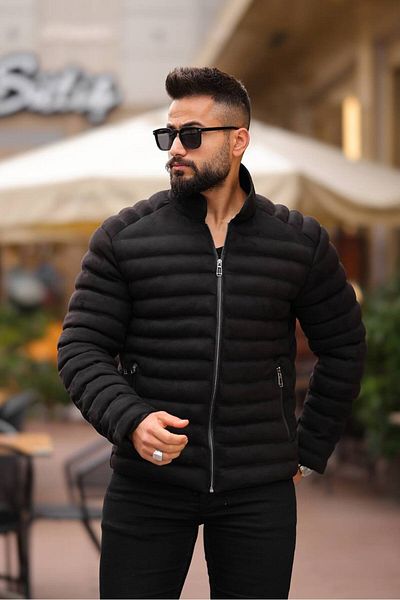 BASEL.CO New Season Nubuck Puffer Jacket