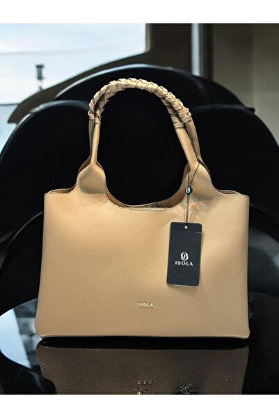 İsola Τσάντα ώμου από συνθετικό δέρμα İsola - Λεπτομέρεια χεριού και μπράτσου...