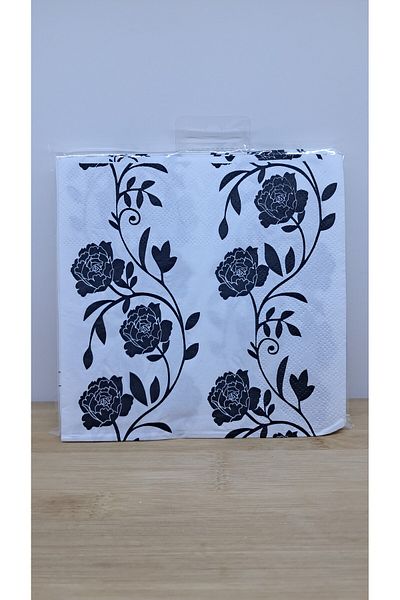 blackleg 20 Patterned Paper Guest Napkins - 1 Pack