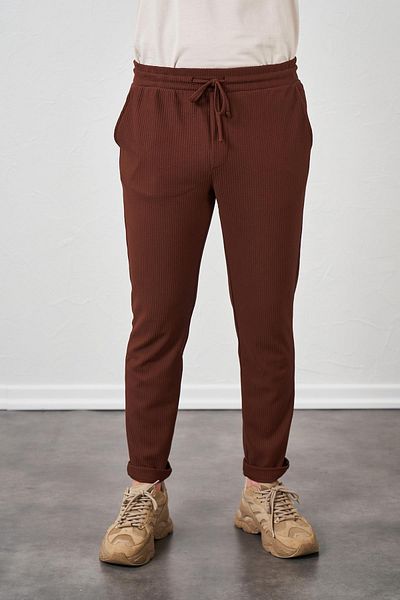 TENA Men's Ottoman Fabric Earth Pants