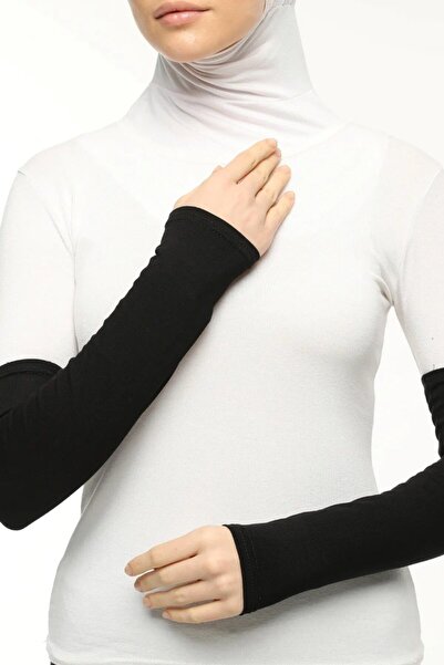 FLORA TEKSTİL Mânecă practică Hijab din bumbac pieptănat - Mânecă de rugăciun...