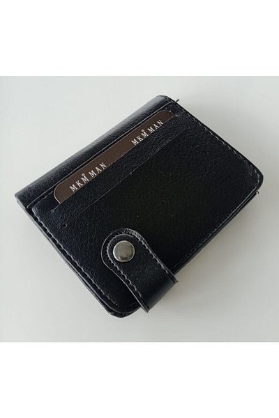 Şener collection Black Men's Wallet Card Holder