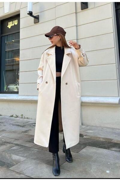 Mzr Collection KAŞE KREM RENGİ KABAN