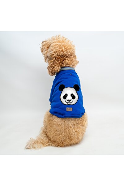 Buddy Store ملابس للقطط والكلاب بطبعة الباندا الزرقاء من ساكس - سويت شيرت مجو...
