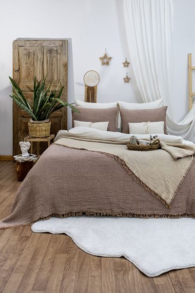 Tasarım Hb&Victory Muslin Bedspread Double 240X230 Cm.