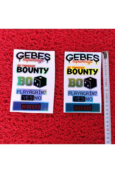 CEBECİOTO Σετ με 2 αυτοκόλλητα από γυαλί πεταλούδας