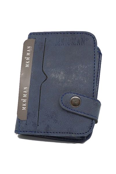 Şener collection Navy Blue Nubuck Wallet