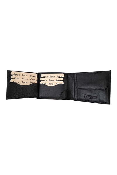 Şener collection Leather Wallet with Coin Compartment - Horizontal Model