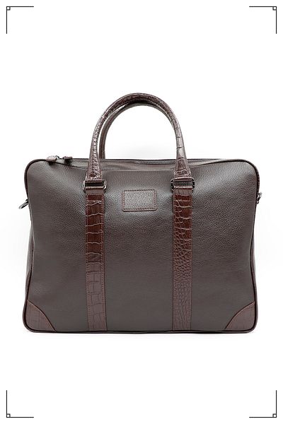 Derimo Leather حقيبة جلدية أصلية وحقيبة كمبيوتر محمول