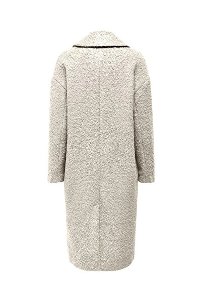 ONLY Довгий жіночий пальто з круглим коміром 15293695