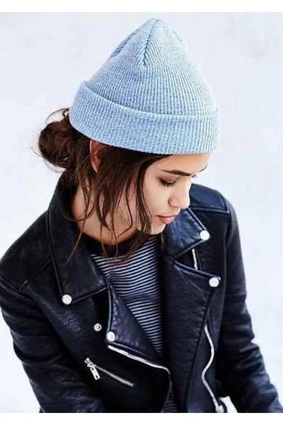 MinaCarin Unisex Ribbed Soft Basic Beret