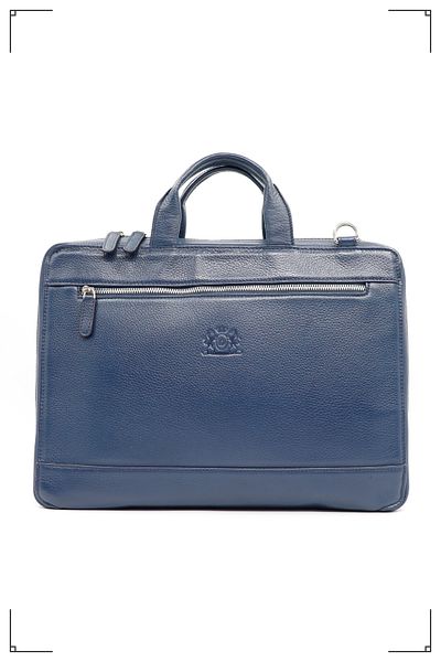 Derimo Leather حقيبة كمبيوتر محمول وحقيبة من الجلد الطبيعي