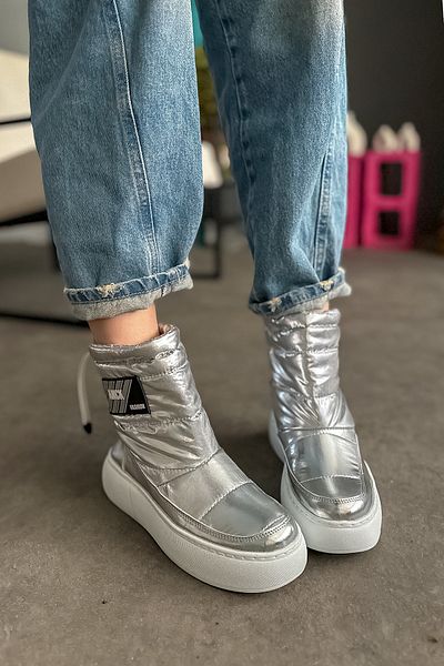 SHOEBELLAS Arow Silver Label Λεπτομερείς γυναικείες μπότες