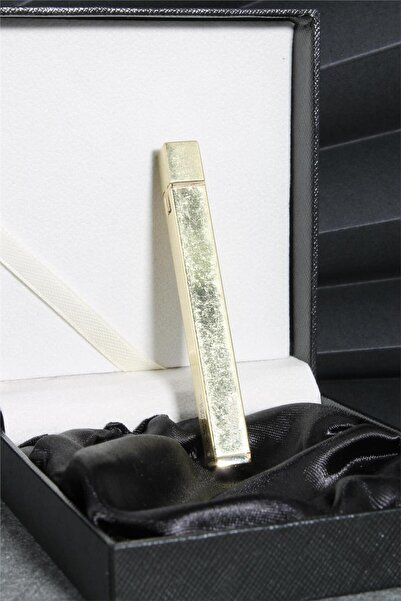 Silvio Monetti Sarı Renk İnce Özel Tasarım Kapaklı Gazlı Çakmak 24CSM903TR02