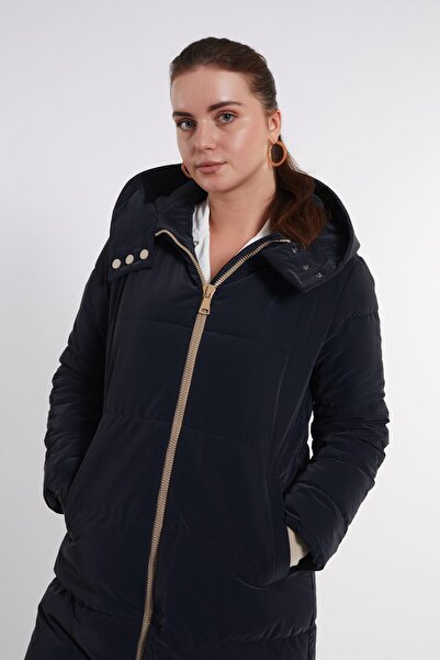 Trenç معطف مبطن مضلع 5755-24K