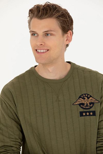 U.S. Polo Assn. Η.Π.Α. POLO. ASSN. Ανδρικό πέτρινο φούτερ 50270819