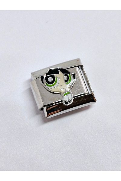 RoseCo00 Powerpuff Girls Italian Steel Bracelet Charm