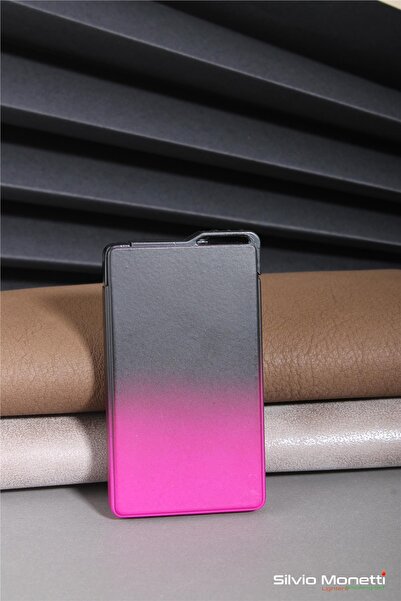 Silvio Monetti Pembe Özel Tasarım Gazlı Çakmak 24csm825mr05