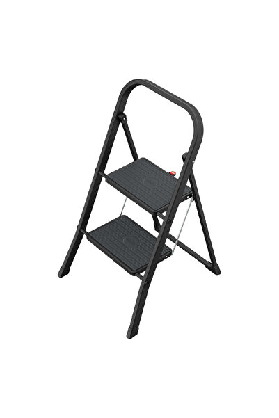 Hailo K44 Standardline 2 Basamaklı Merdiven Siyah Renk