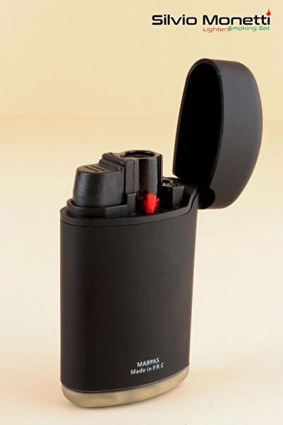 Silvio Monetti Siyah Gazlı Çakmak Smc3061Pr001