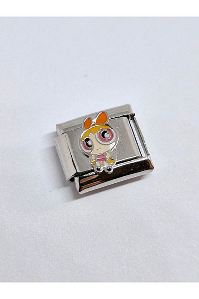 RoseCo00 Powerpuff Girls Italian Steel Bracelet Charm