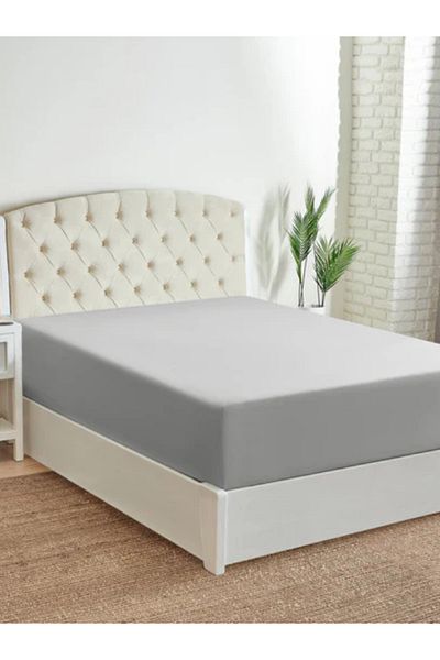 Denia Home Textile All Sizes Elastic Combed Cotton Bed Sheet