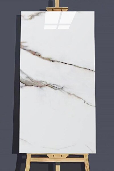 Gerçektrend 30x60 Kendinden Yapışkanlı Doğal Mermer Desen Kauçuk Taban Duvar ...