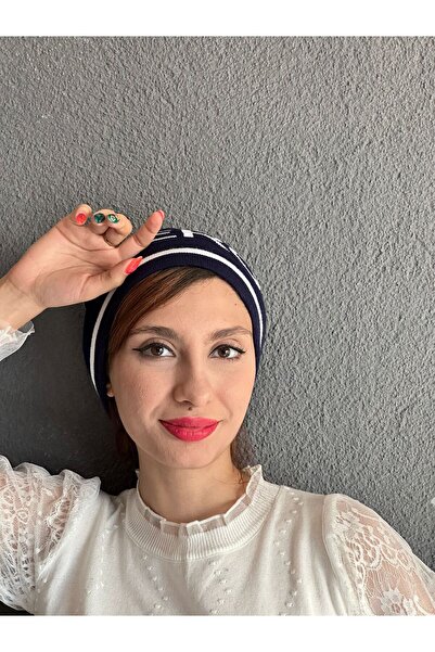 Gönülden Tasarım М'ЯКА УНІСЕКС КЕПКА З НАПИСОМ LACİVERT