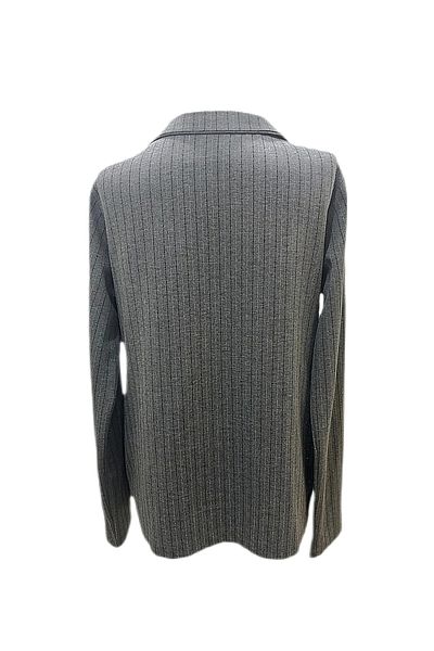 DNC Silver Striped Cashmere Blazer - Limited Edition Jacket