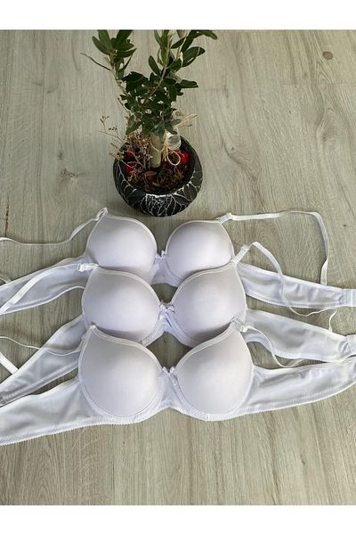 Balerion Women's Underwire Padded 3-Piece Bra Set