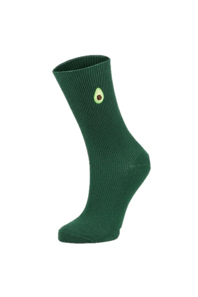 d Kit Boutique Nakışlı Meyveli Renkli Soket Unisex Çorabı