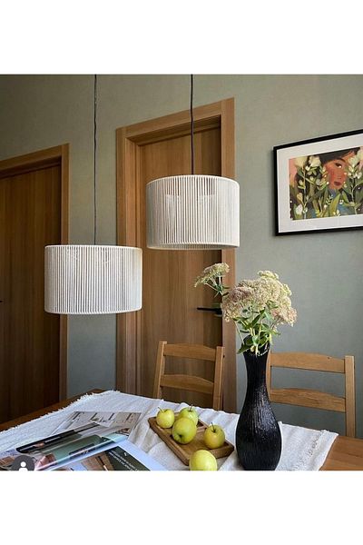 Tasarı Sanatı Home Decoration Lighting Macrame Nordic Rustic Style Bohemian Chandelier (Lampholder Included)